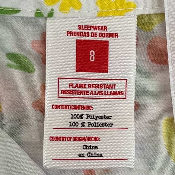 NEW Girl’s size 8 Mommy & Me Matching Family Pajama Set Floral - Picture 6 of 10